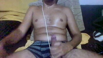 Bold Brazilian Amateur Jerks Huge Cock With Heavy Dirty Talk Guidance