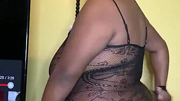 Femdom Ebony With Big Ass And Tits Demands Interracial Tongue Worship