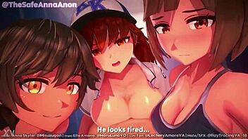 i bet you can't last through titfuck by three busty hotties liar