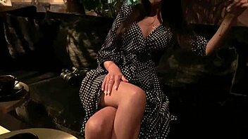 Risky Lovense Orgasm Control In Public Bar With Wet Pussy And Vibrator