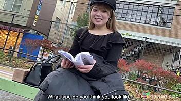 Why is amateur Japanese shop girl Keiko getting stripped and fucked by stranger in Tokyo hotel?