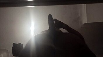 Hey, he's heading to the bathroom for some solo fun!