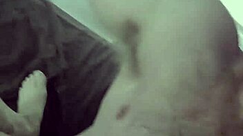 Muscular guy roughly thrusts neighbor wife from behind then turns to creampie her deeply