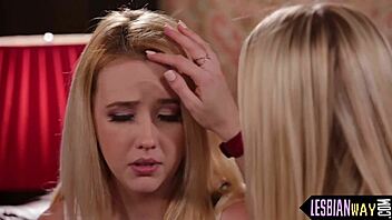 I love how this cute 18+ teen eats out my tribbing lezzie girlfriend perfectly