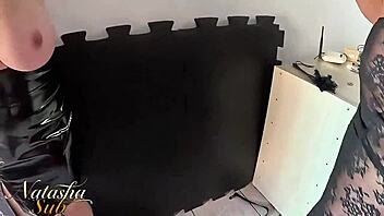 Whoa, this intense domination session features handcuffs, ropes, nipple clamps, and nonstop loud reactions