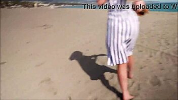 Denise Klarskov flashes publicly during her exciting trip to Malaga Spain feeling thrilled