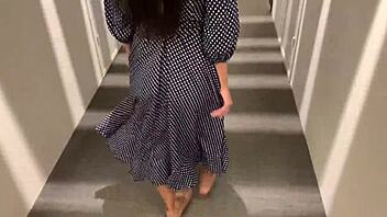 Risky Lovense Orgasm Control In Public Bar With Wet Pussy And Vibrator