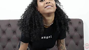 perfect black babe secretly gives me an amazing blowjob 😏🍆