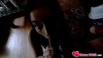 Hey little brat, you're getting punished hard for coming home so late, Aria Lee