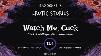 I feel you watching me cum in this erotic audio for women eses124