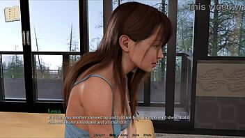 Brunette Milf With Big Tits Shows Off Her Boobs In Detailed Action