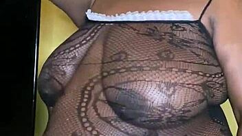 Femdom Ebony With Big Ass And Tits Demands Interracial Tongue Worship