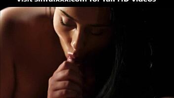 In a cozy setting, the couple enjoyed a slow blowjob, handjob, and then switched to doggystyle.