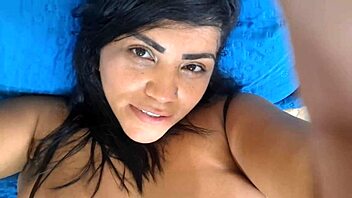 Why does Nicoly Mattos get creamy cum in her hairy pussy and play until she orgasms again?