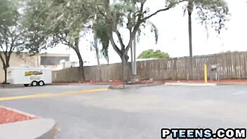 Hey blonde teen, wanna take on two hard cocks in a wild threesome with deep blowjobs and doggystyle?