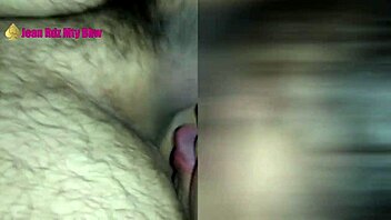 Young bull takes on the milf bbw in a hardcore session with blowjob and cumshot action.