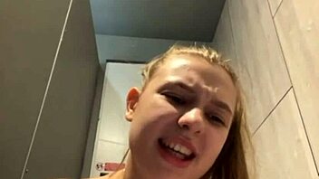 hey check out this busty teen getting anal training and intense pussy fingering in the gym until orgasm