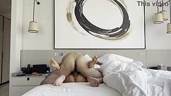 I love when he pounds my pierced nipples and tight pussy in quick afternoon sex.