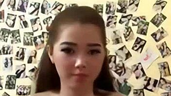 sexy asian beauty poses elegantly