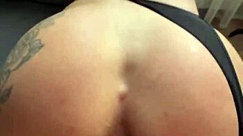 I love how this hot babe in stockings takes deep anal pounding hard.