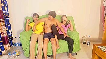 Oh man, this interracial threesome on cam with Uttaran20 and Sisty feels so intense and horny.