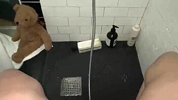 Arab Elite Saudi Girl Masturbates Tight Pussy in Shower