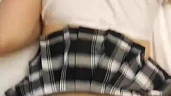 Hey, wanna see Destiny get pounded hard from behind in her sexy mini skirt?