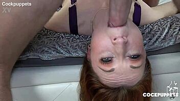 lily kinks explores COCK PUPPETS in full movie with dildo riding squirting and group action