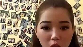 sexy asian beauty poses elegantly