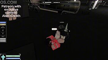 Hey, I found this precious girl and fucked her wild in Roblox Criminality condo.