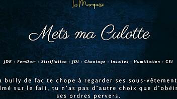 French Femdom Sissification Audio with Jerk Off Instructions