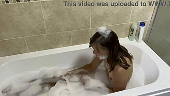 Suggesting a Relaxing Moment Singing in the Bath