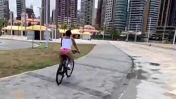 cassiana costa enjoys a ride with her blonde friend in casual settings