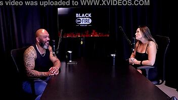 In a steamy outdoor session, Agatha Mama teases in sheer red lingerie during a wild public domination game.