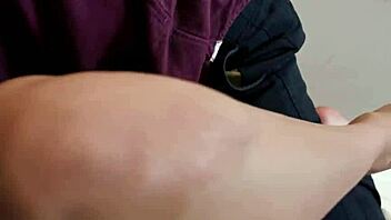 Man Keeping Close Eye on Hot Young Teen in Wild Orgy