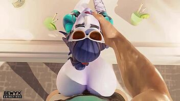 Widowmaker på afslappende fransk ferie udforsker horny europæiske spots