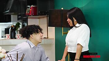 Blonde Boss With Big Natural Tits Hints At Steamy Office Encounter With Colaborador