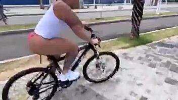 cassiana costa enjoys a ride with her blonde friend in casual settings