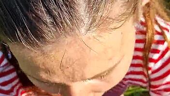 Do you wanna fuck my wet slobbery mouth outdoors on this hot summer day?