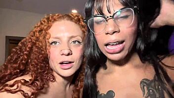 i got the best birthday gift from my wife her beautiful emo latina friend joined us for hot amateur fun