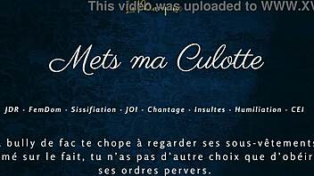 French Femdom Sissification Audio with Jerk Off Instructions