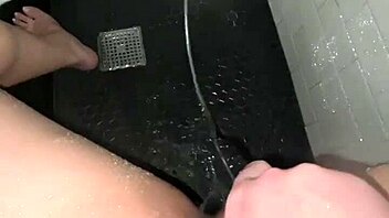 Arab Elite Saudi Girl Masturbates Tight Pussy in Shower