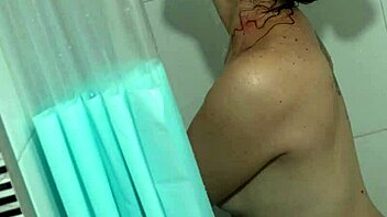 Blonde with big tits gets fucked hard in steamy shower scene part one