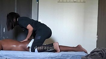 hidden cam catches intense massage session leading to surprising happy ending in part 4