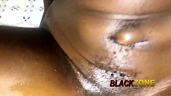 Willy Satisfies His Step Mom In The Bathroom With Ebony Casting Close Up Action