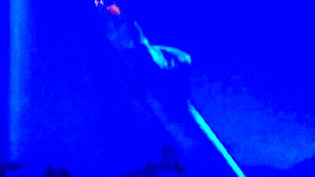 Hey, check out this wild blacklight fetish action!