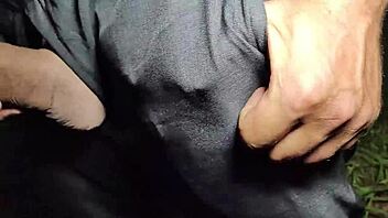 hey yuri gaúcho, that hot brazilian boss got so horny he flashed his monster cock and jerked off outdoors until cumming hard