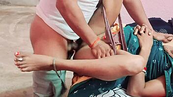 The Indian virgin girl explores intimacy with her boyfriend. They share fingering moments highlighting her big clit and skinny figure.