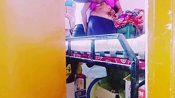 Desi Housewife Roughly Fucked By Store Keeper With Dirty Telugu Talk