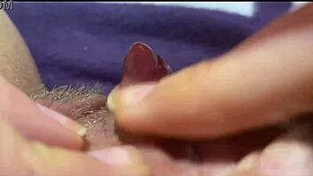 Big clit orgasm closeup